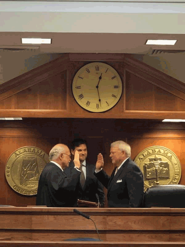 Presiding officer convening senate